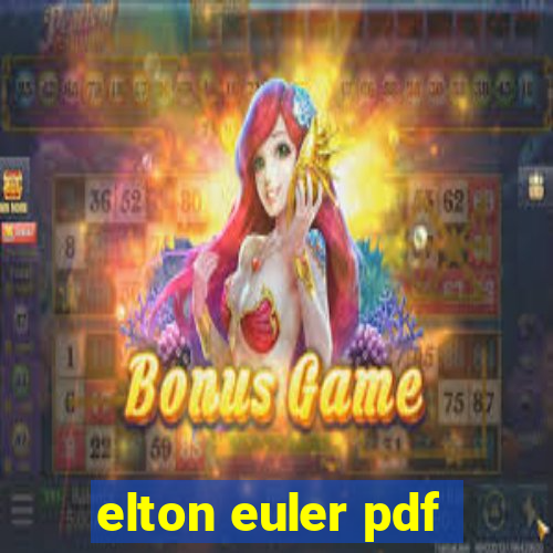 elton euler pdf